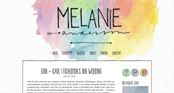 Desktop Screenshot of melanieandersonblog.com